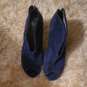 Vince Camuto Deep Blue Heeled Boots